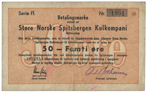 SNSK 50 øre 1952/53