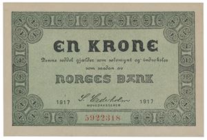 1 krone 1917. 5922318