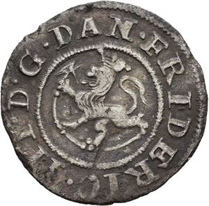 FREDERIK III 1648-1670. 2 skilling 1666. S.160