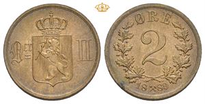 2 øre 1889