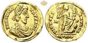Honorius. AD 393-423. AV solidus (4,33 g).
