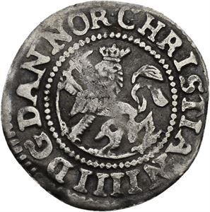 CHRISTIAN IV 1588-1648. 4 skilling 1642. S.40