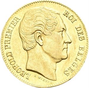 Lleopold I, 20 francs 1865