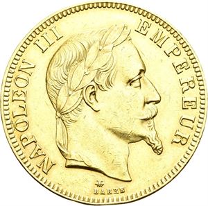 Napoleon III, 100 francs 1869 A