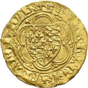 Edward III 1327-1377, 1/4 noble 1351-1361