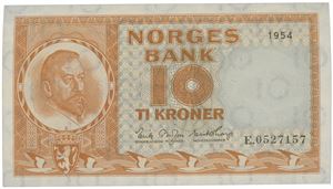 10 kr 1954