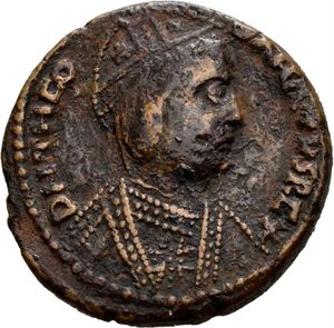 Theodahatus 534-536, Æ follis, Roma. R: Victoria gående mot høyre
