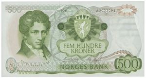 500 kroner 1978. A2933004.