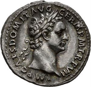 Domitian 81-96, denarius, Roma 88 e.Kr. R: Minerva stående