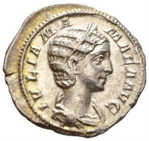 JULIA MAMAEA d. 235 e.Kr., denarius, Roma 231 e.Kr. R: Venus stående