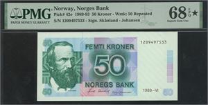 50 kroner 1989 1209497533 PMG 68 EPQ STAR