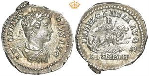 AR Denarius, AD 203