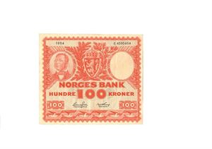 100 kroner 1954. C6595454