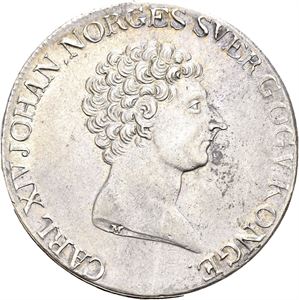 CARL XIV JOHAN 1818-1844 Speciedaler 1823