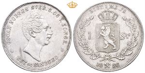 Speciedaler 1856. Små riper/minor scratches