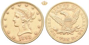10 dollar 1893