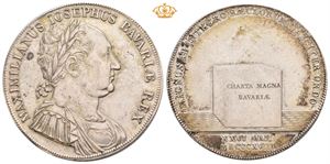 Taler 1818. München. Flekk på advers/spot on obverse