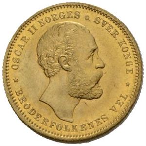 20 kroner/5 species 1875