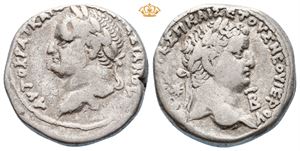 SYRIA, Seleucis and Pieria. Antioch. Vespasian, AD 69-79. AR tetradrachm (14,86 g).