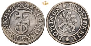 Frederik III (1648 - 1670) 1 mark 1649