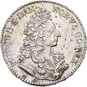 Frederik IV 1699-1730. 4 mark 1700. S.7