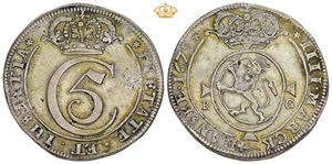 4 mark 1679. S.27. Noe belegg/minor stains