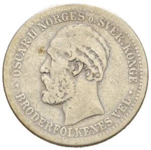 1 krone 1885.