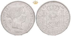Isabella II, 2 escudos 1868. Madrid