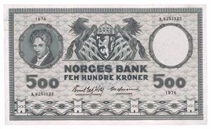 500 kroner 1976. A6253123