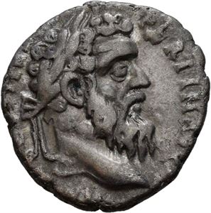 Pertinax 193 e.Kr., denarius, Roma. R: Providentia stående