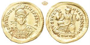 Theodosius II, AD 402-450. AV solidus (4,47 g)