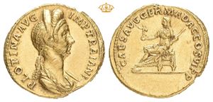 Plotina. Augusta, AD 105-123. AV aureus (19 mm; 7,28 g)