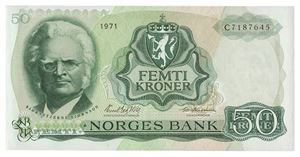 50 kroner 1971. C7187645