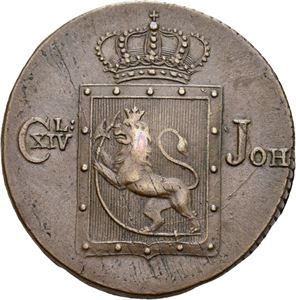 CARL XIV JOHAN 1818-1844 2 skilling 1822