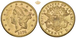 20 Dollars 1876 CC