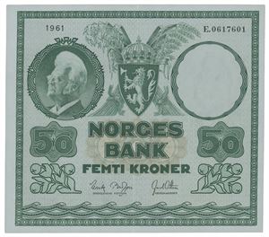50 kroner 1961. E0617601