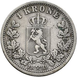 1 krone 1889