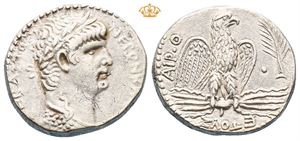 SELEUCIS and PIERIA, Antioch. Nero, AD 54-68. AR tetradrachm (14,19 g)