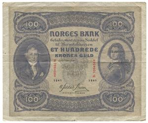 100 kroner 1941. B7094564
