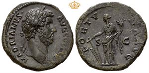 Hadrian. AD 117-138. Æ as (12,66 g).