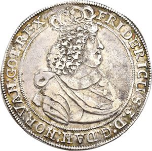 FREDERIK III 1648-1670 Speciedaler 1662. S.32