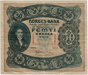 50 kroner 1942. C4600981