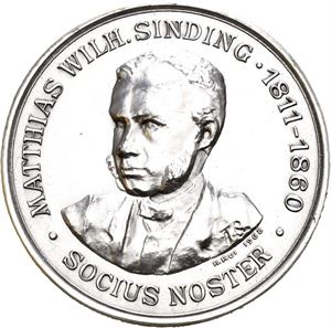 Matthias Wilhelm Sinding 1968. Rui. Sølv. 35 mm