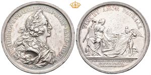 Frederik V. Kongens fødselsdag 1750. Arbien. Sølv
