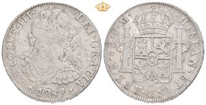 Carl III, 8 reales 1787. FM