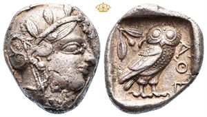 ATTICA, Athens. 454-404 BC. AR tetradrachm (17,11 g)