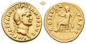 Vespasian. AD 69-79. AV aureus (7,26 g).