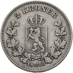 2 kroner 1890