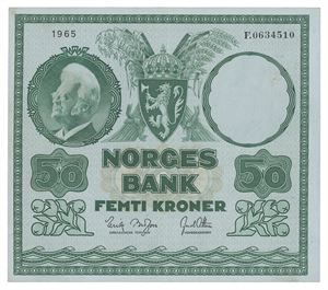 50 kroner 1965. F0634510