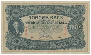 500 kroner 1941. A.0347231